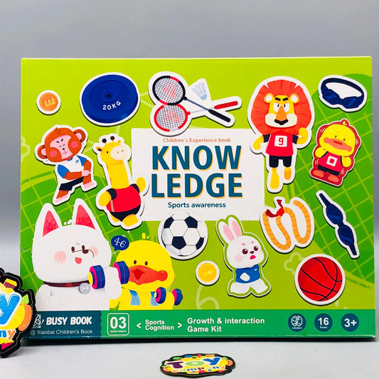 16in1 Montessori Sports Awareness Themed Busy Book