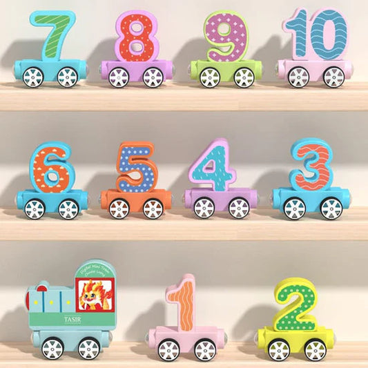 Magnetic Number Train for Kids