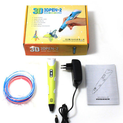 3D Creative Pen + Learning Book Bundle