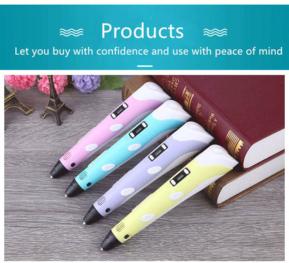3D Drawing Pen for Kids Plug In
