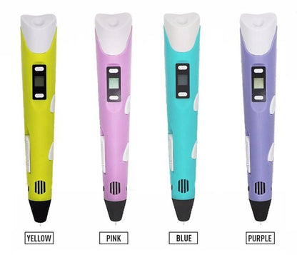 3D Drawing Pen for Kids Plug In