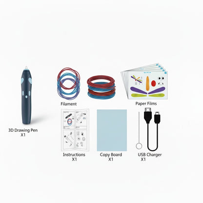 3D Drawing Pen for Kids Wireless Rechargeable
