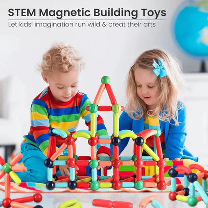 Magnetic Building Sticks for Kids